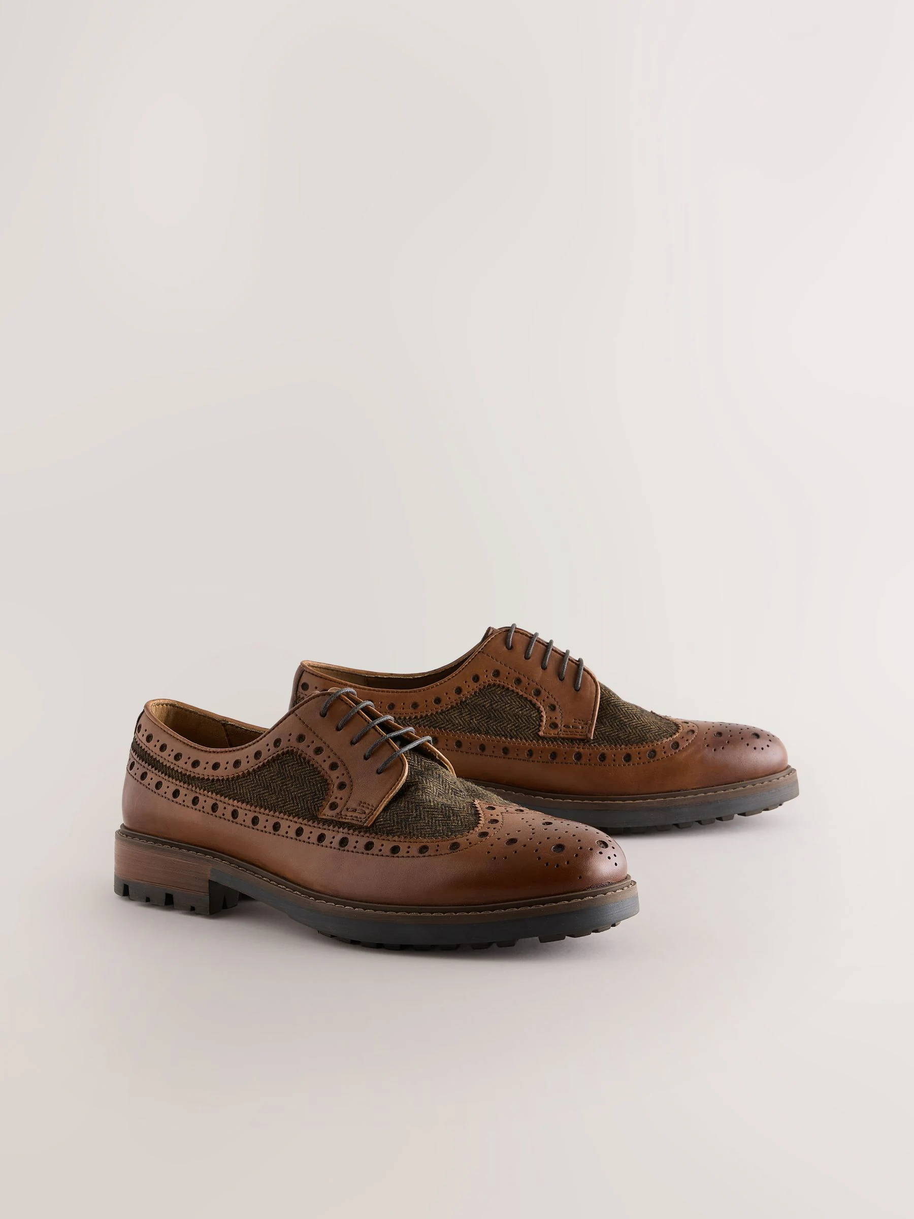 Lichtbruin - Heritage brogue-schoenen