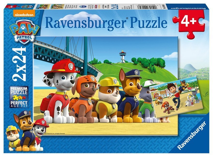 Puzzle HELDENHAFTE HUNDE 2x24-teilig
