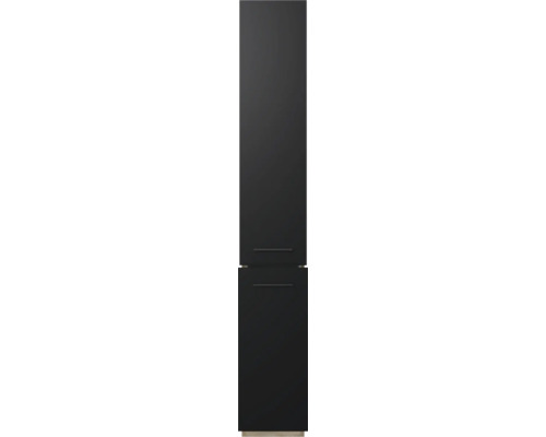 Flex Well Capri Apothekerskast BxDxH 30 x 57 x 200 cm, matzwart, anti-vingerafdruk, gedemonteerd
