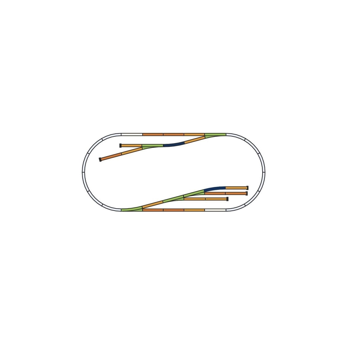 PIKO-55330 Skinnesett D