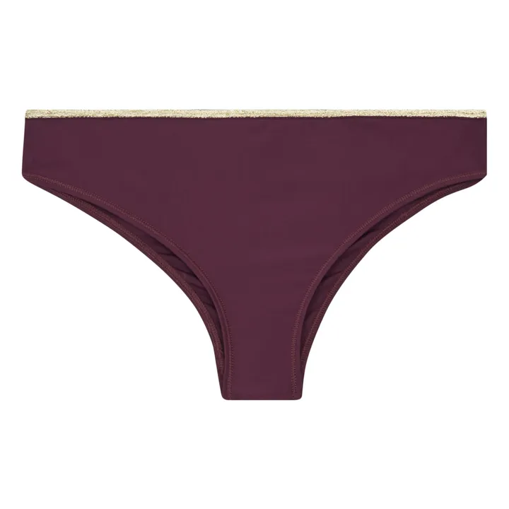 La Nouvelle Bas de Maillot Tanga Mari | Prune