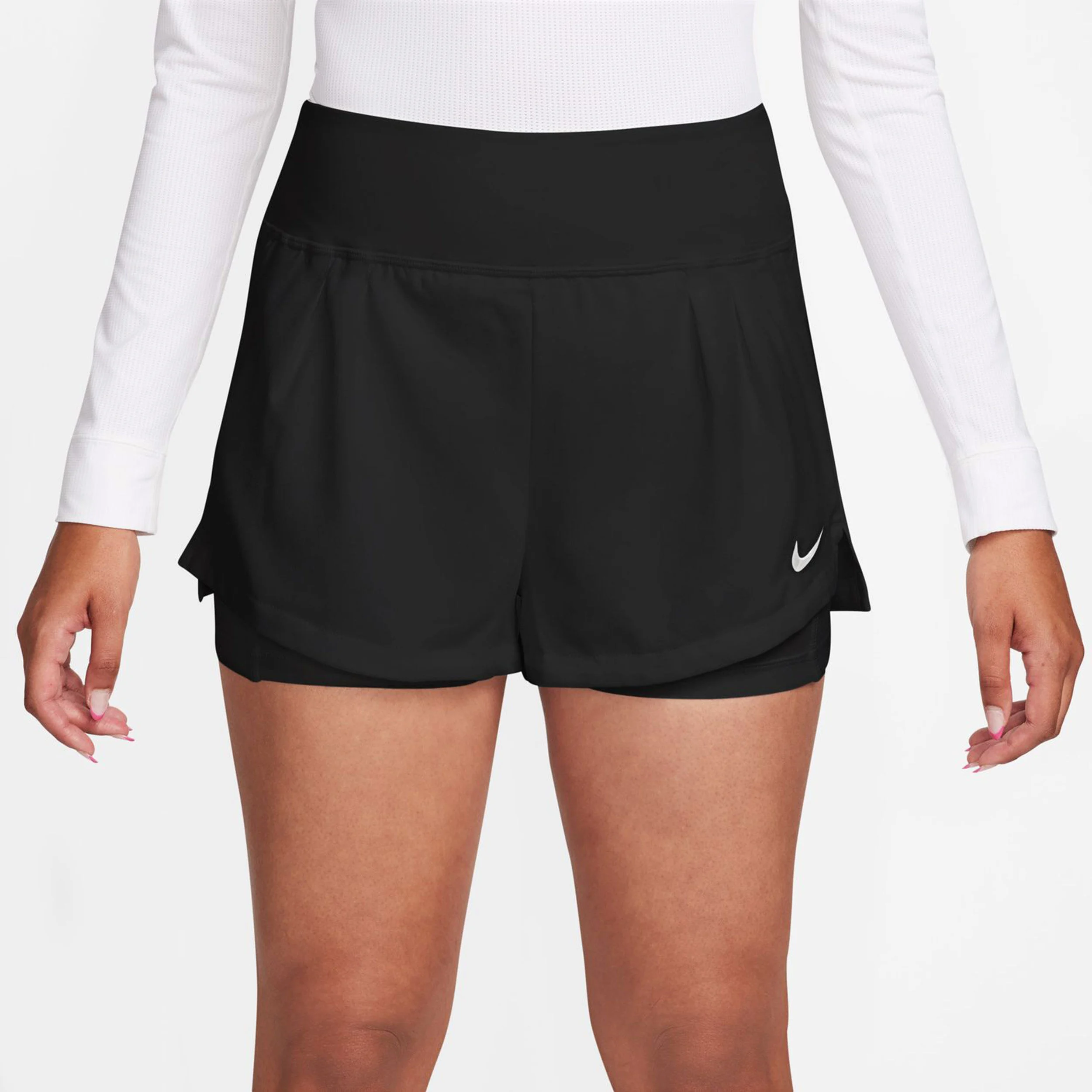 Nike Court Dri-Fit Advantage Shorts Femmes - Noir