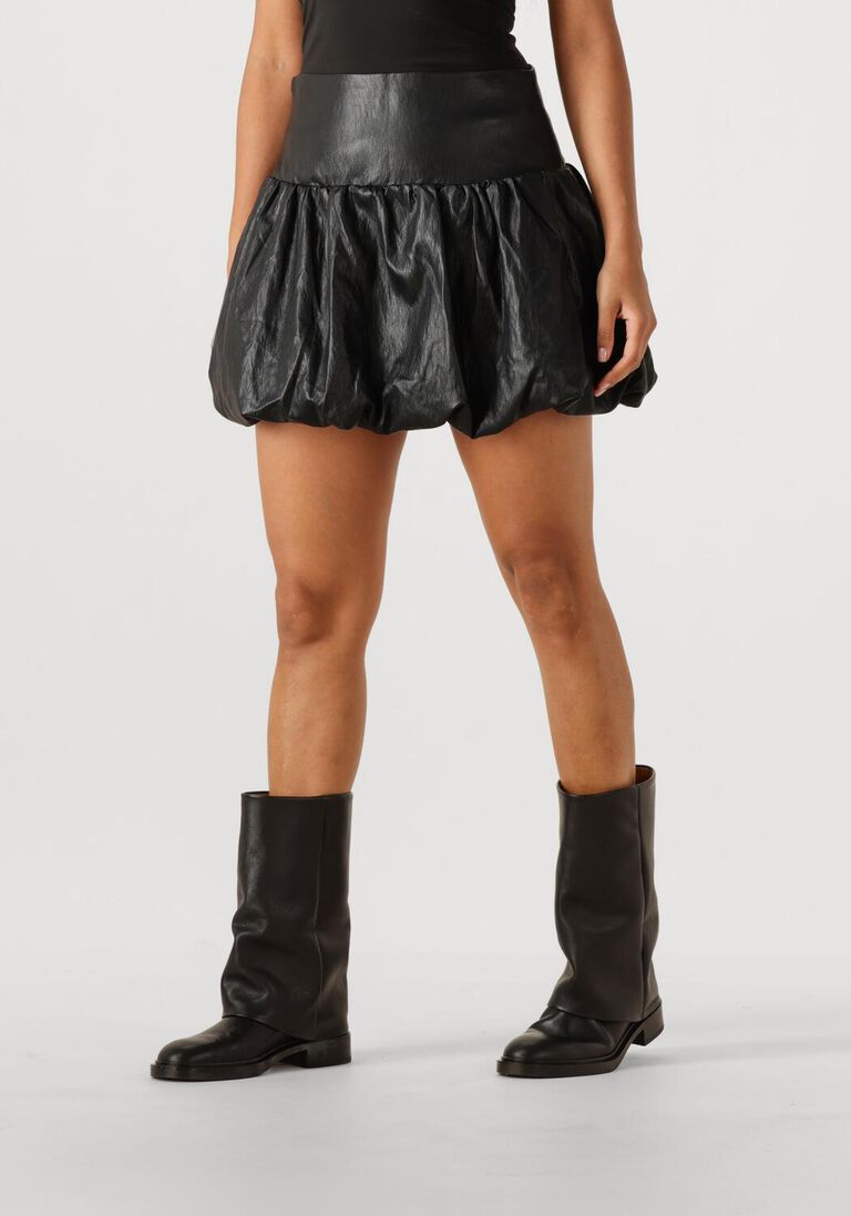 zwarte co'couture minirok gittcc balloon mini skirt