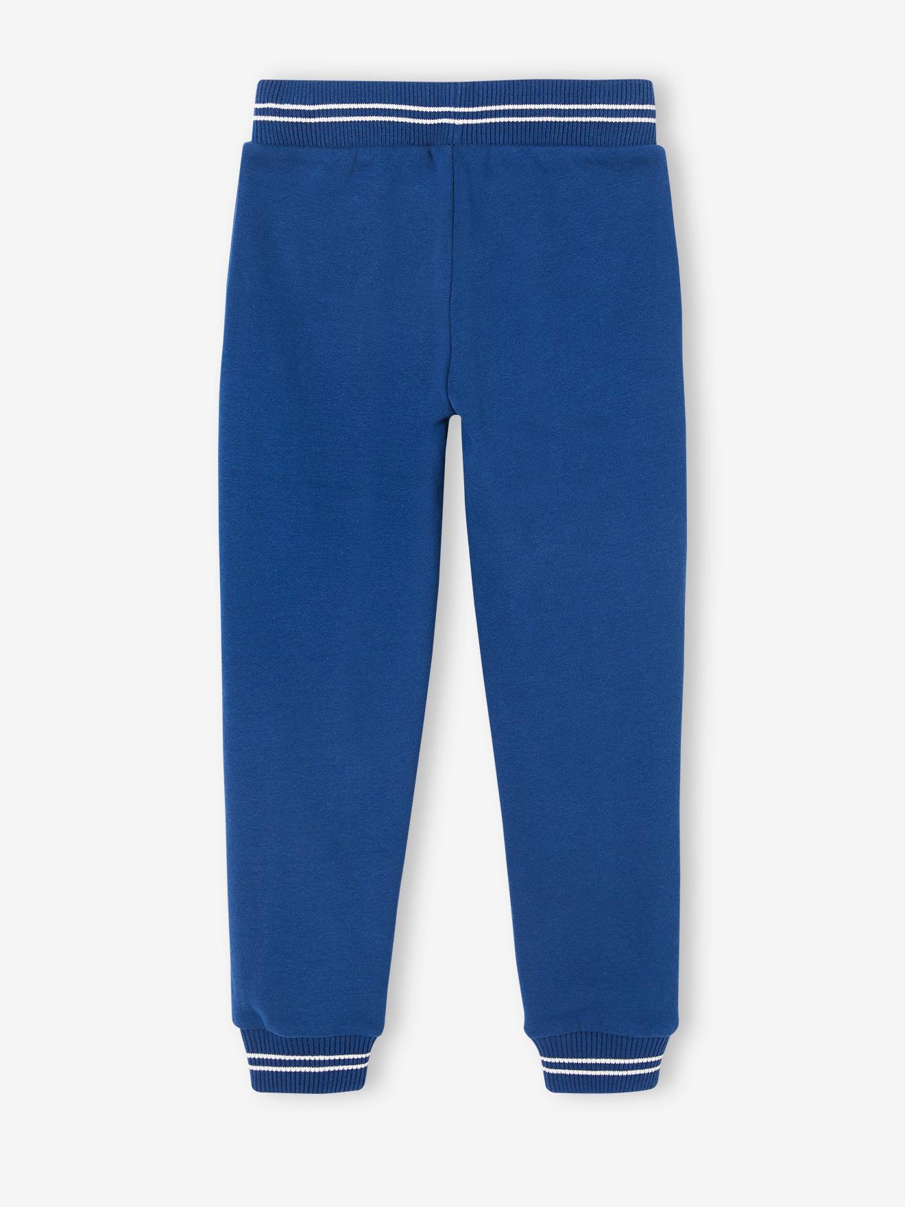 Calça de moletom azul marinho para meninos