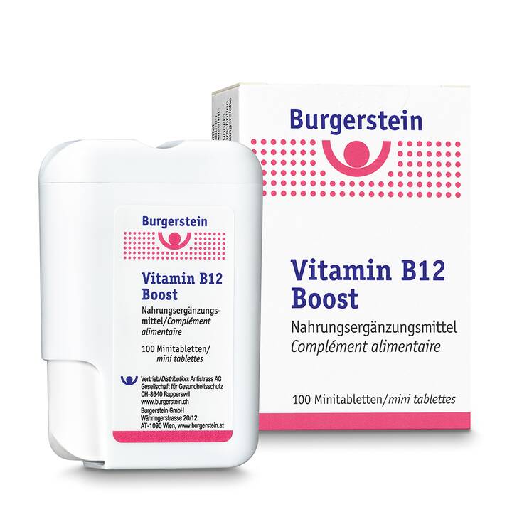 BURGERSTEIN Vitamin B12 Boost Minitabletten<br>100 Stück, Tablette