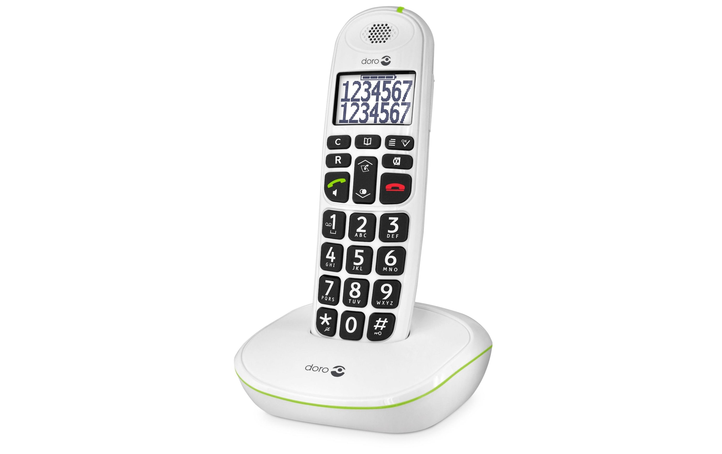 Doro Schnurloses DECT-Telefon »Doro PhoneEasy110 Duo weiss« ( )
