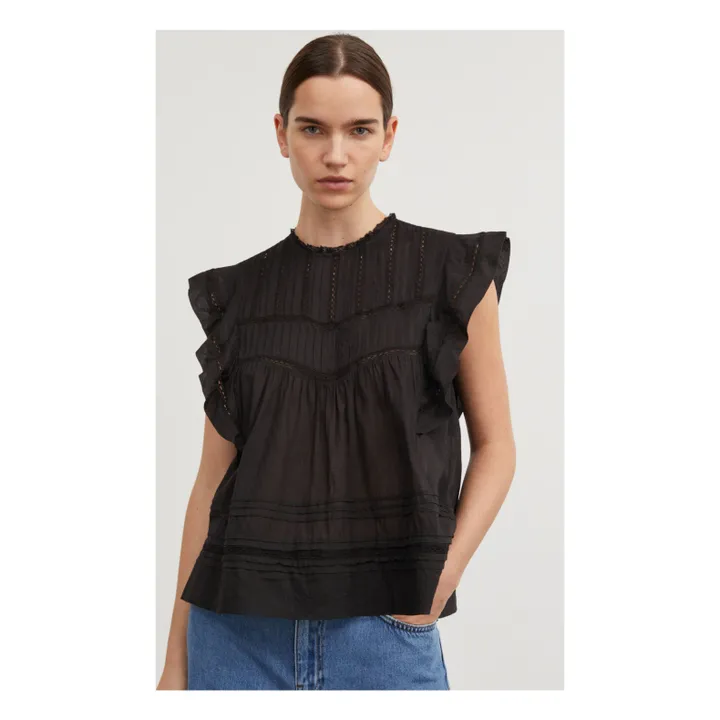 Skall Studio Top Mirabelle | Noir