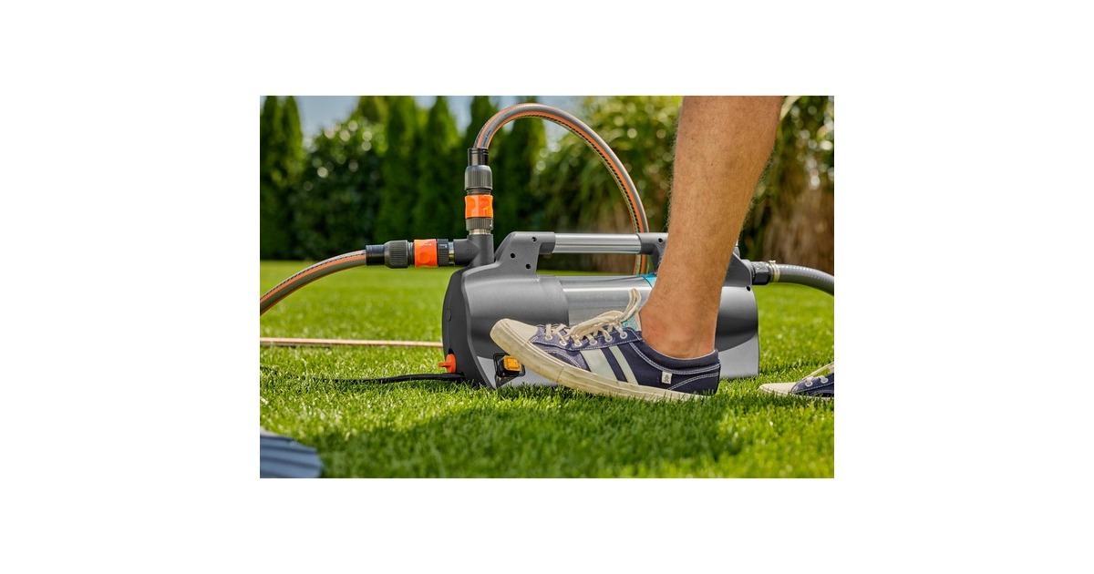 GARDENABesproeiingspomp 5600 Silent+  (Zwart/zilver)