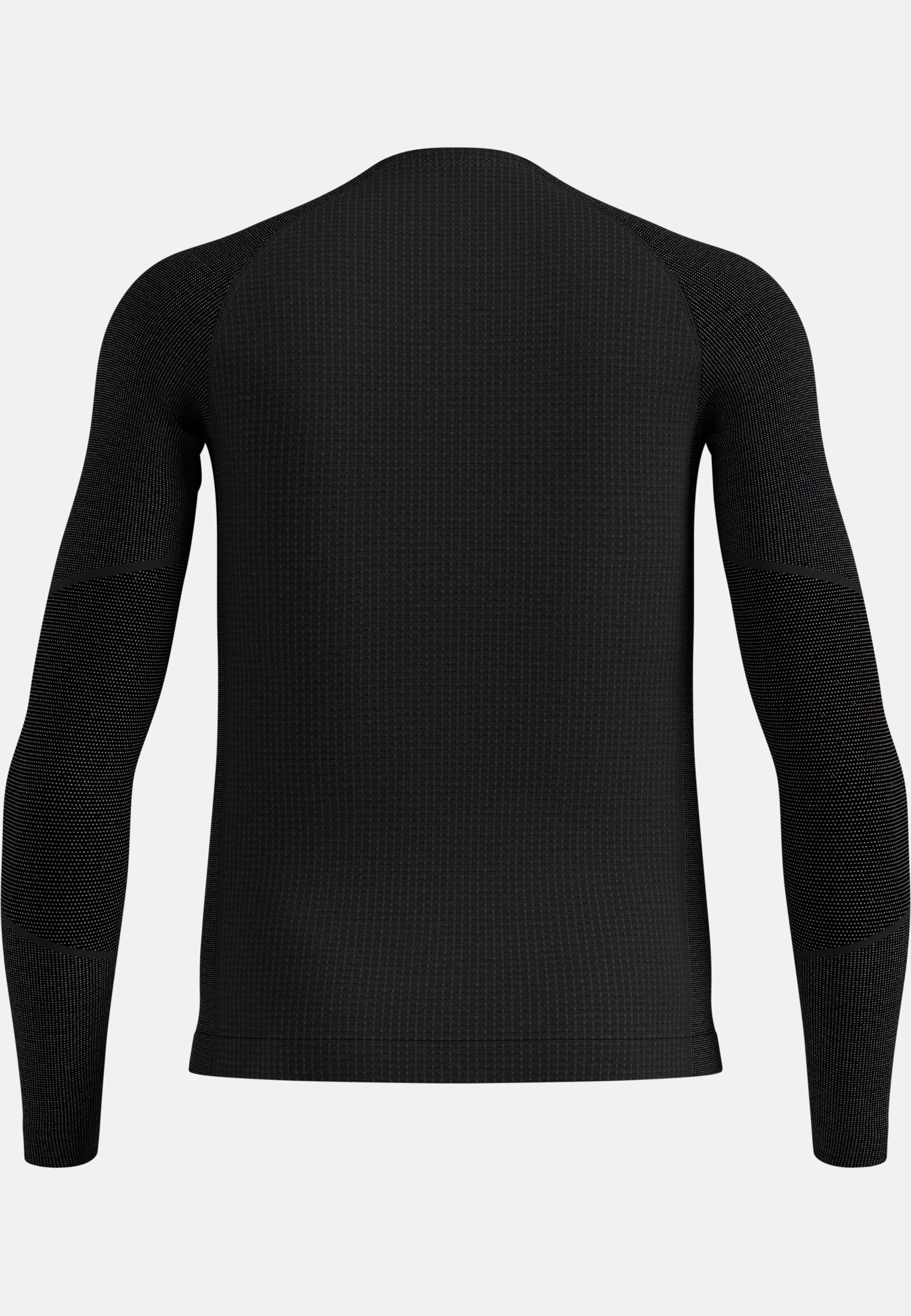Seamless Performance Wool Funktionsshirt mit Rundhalsausschnitt in black