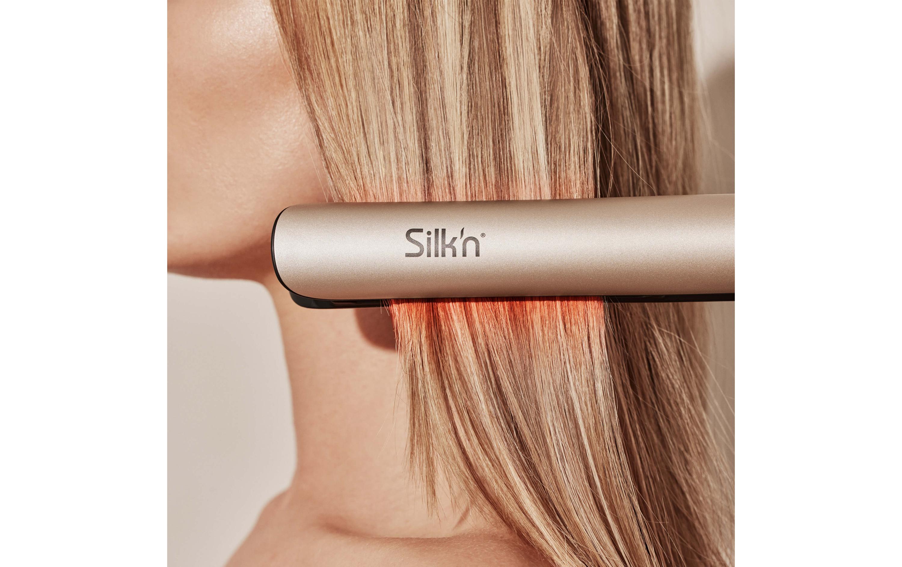 Haarglätter Silky Straight Premium Edition Gold<br>Infrarot-Glätteisen