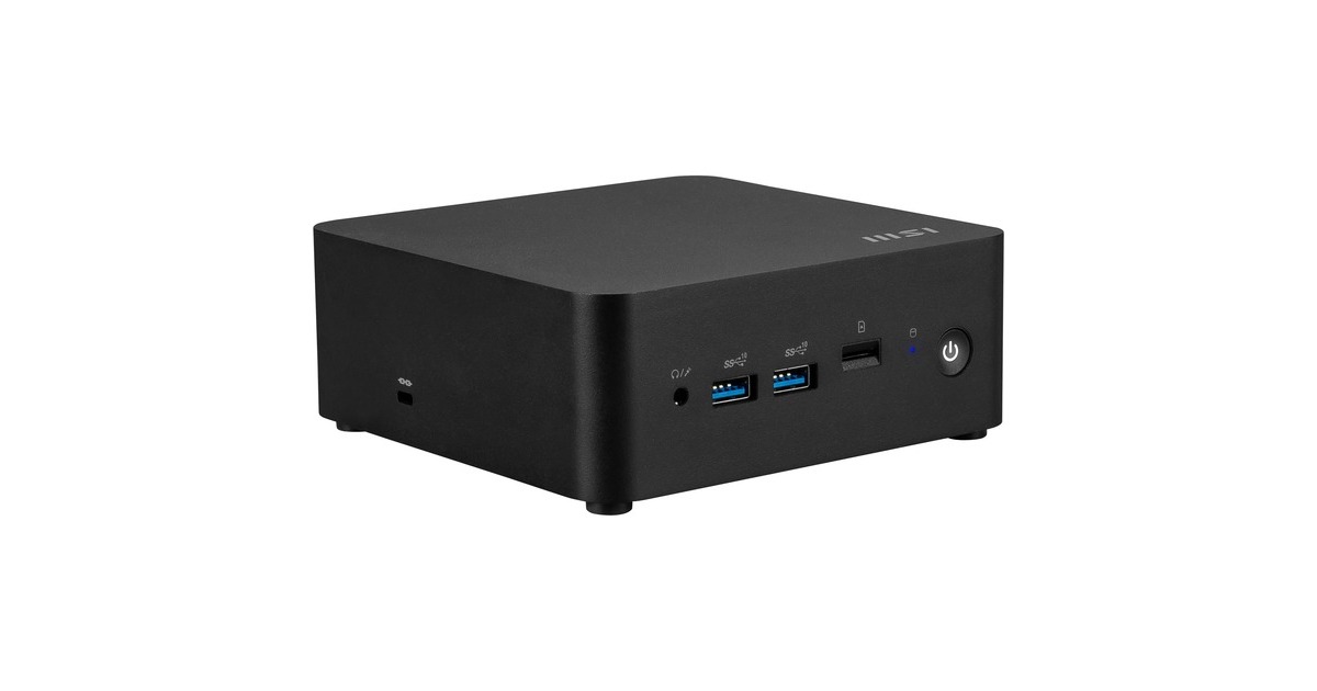 MSICubi NUC 13MQG-062EU pc-systeem  (Zwart | Core i5-1345U | Intel Graphics | 16 GB | 512 GB SSD)