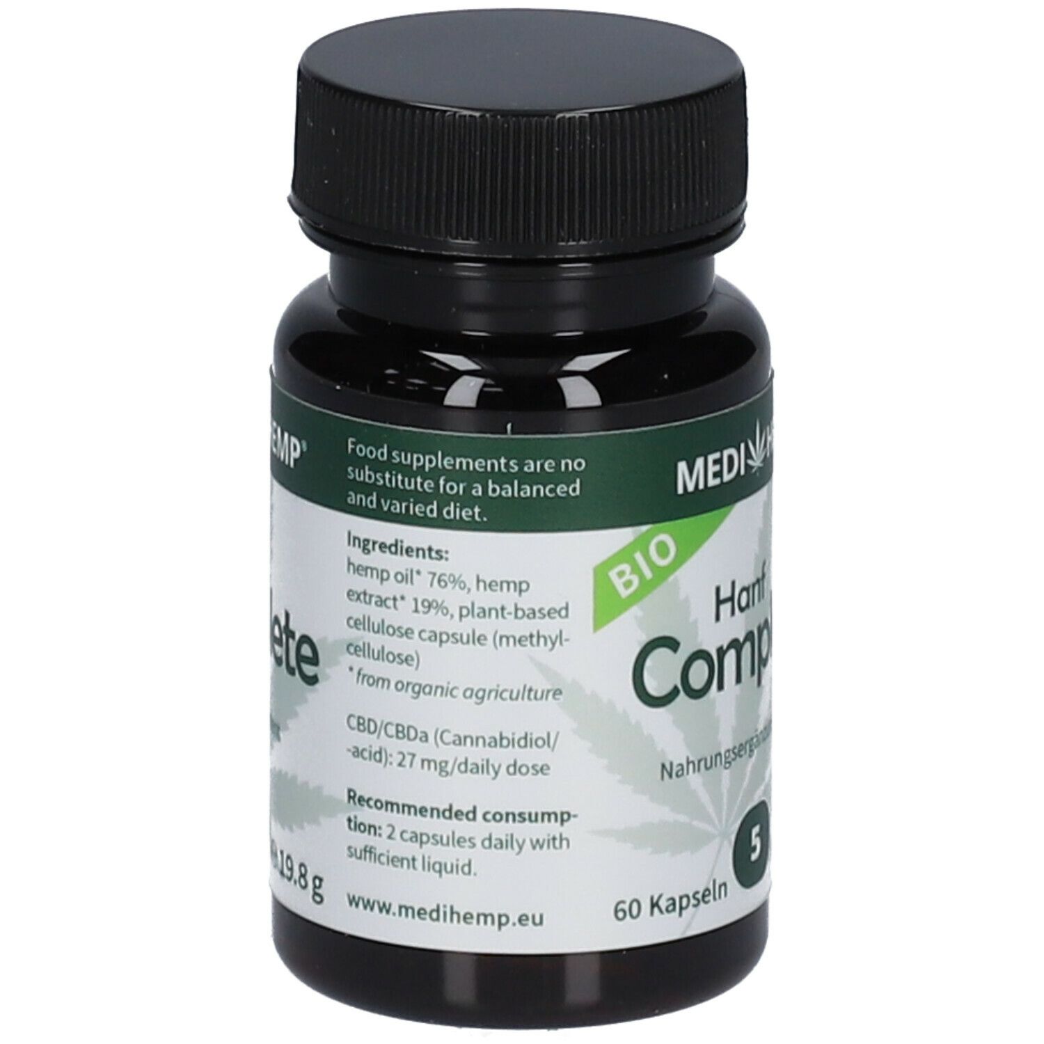 Medihemp Hanf Complete Kapseln 5% Medihemp