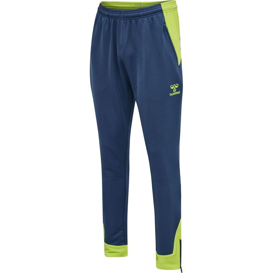 Hummel Lead Bas de Survêtement - Bleu Marine/Vert