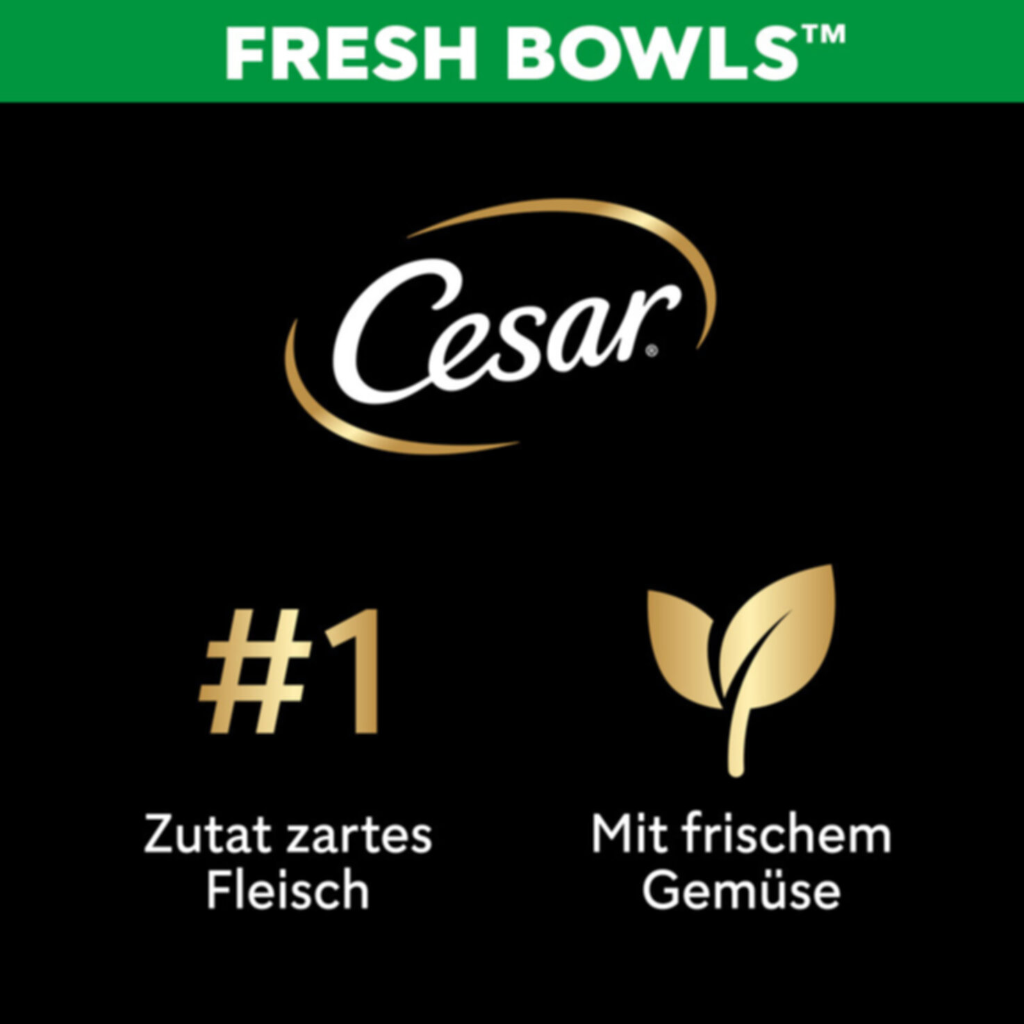 Cesar Hundefutter Fresh Bowls Huhn