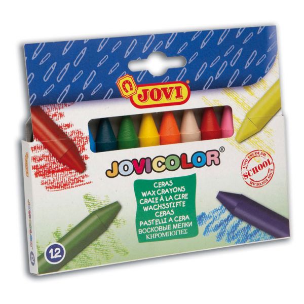 Jovi Caixa Lápis de Cera Jovicolor 12 un. - 630177