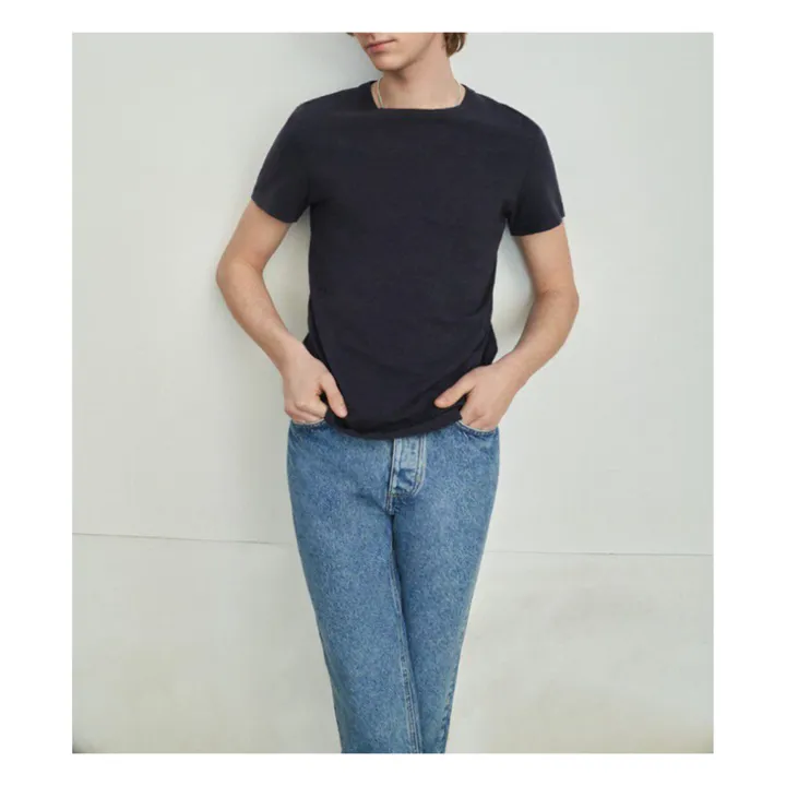 American Vintage T-Shirt Bysapick | Bleu marine