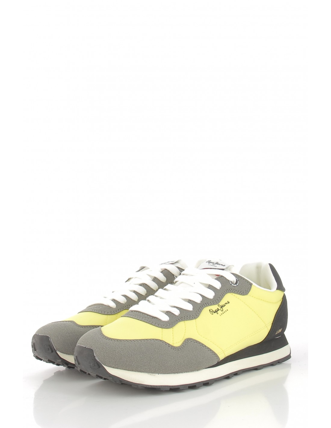 pepe jeans baskets de ville homme natch jaune/gris/noir