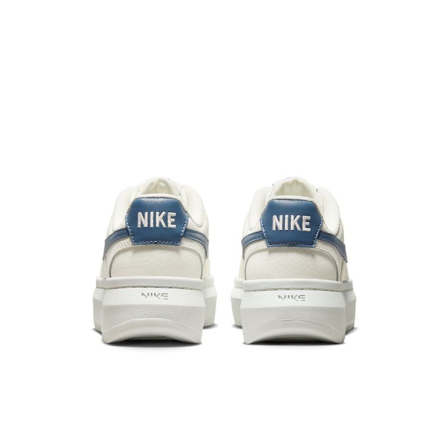 Nike Chaussures Court Vision Alta - Blanc Cassé/Bleu Femme
