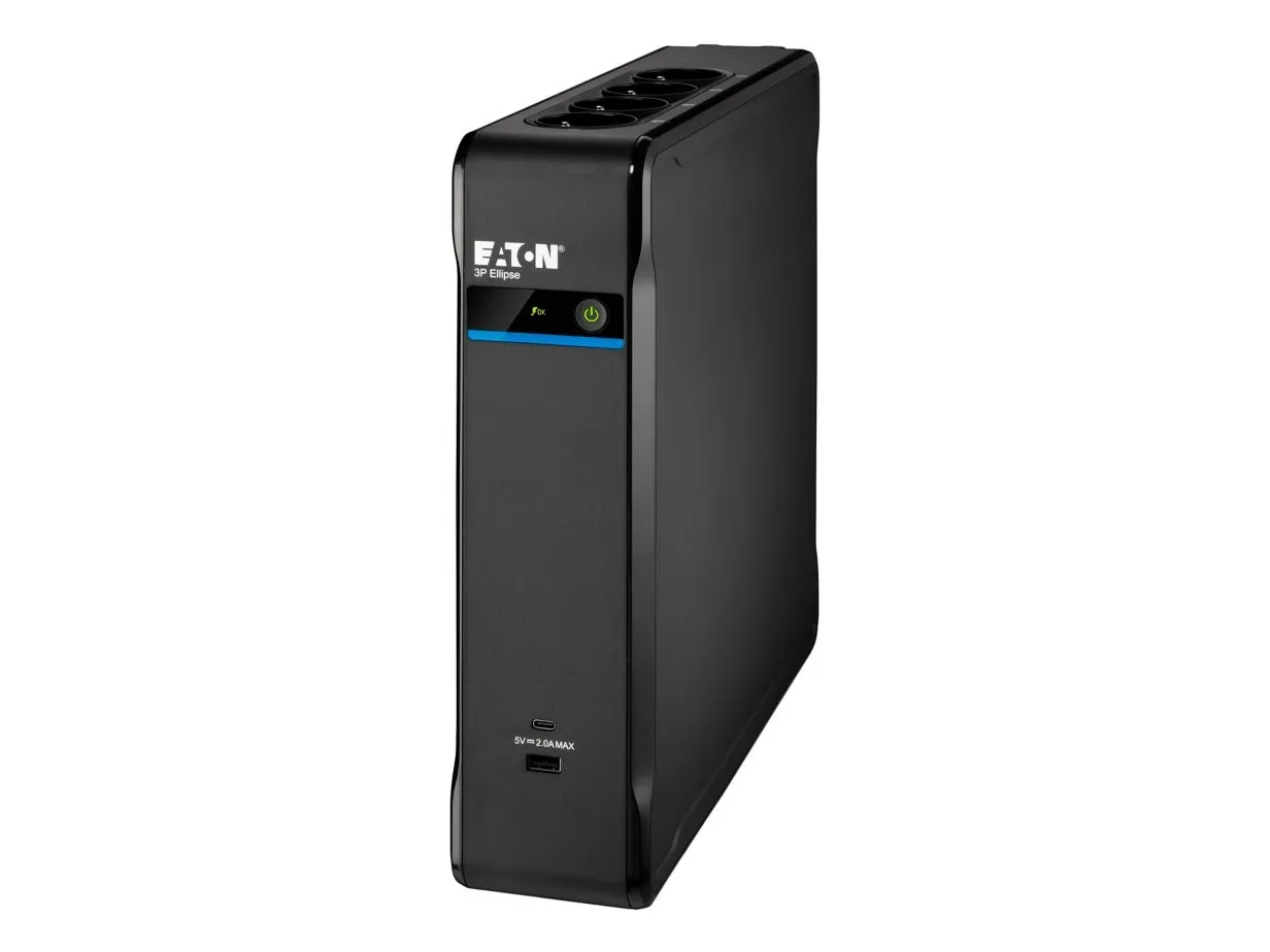 Eaton 3P Ellipse 1700 USB DIN/IT - UPS - AC 220-240 V - 1040 Watt - 1700 VA - USB - output-stikforbindelser: 8