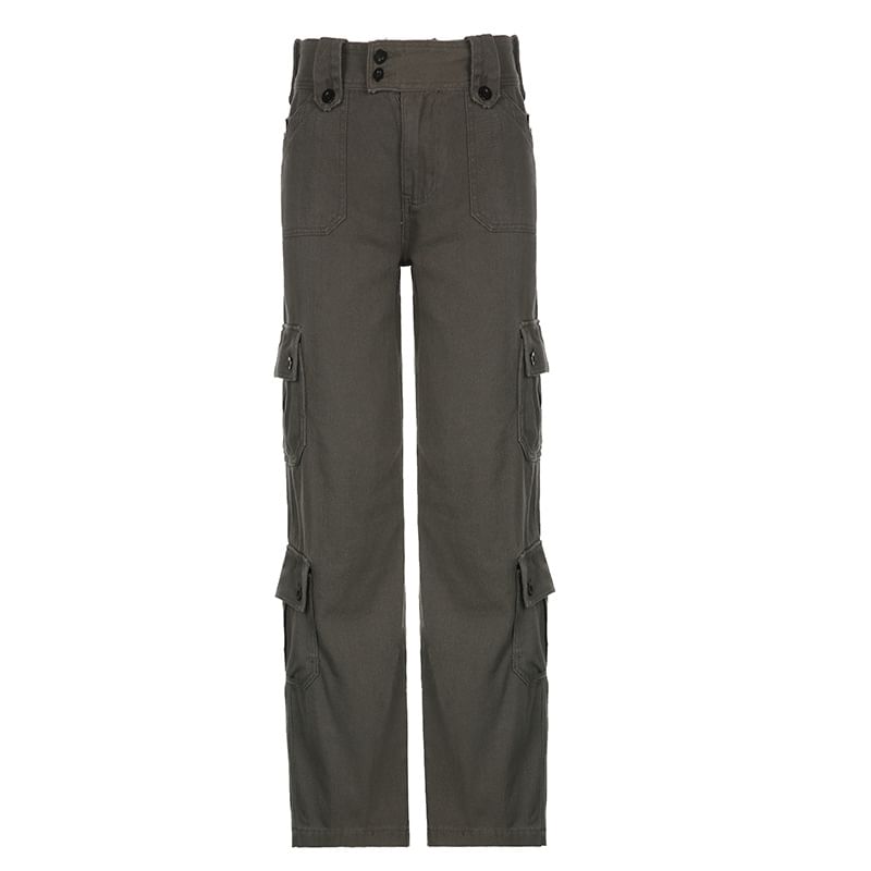 Honet - Baggy cargobroek met lage taille
