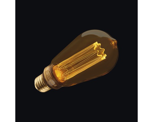 LED lamp ST64 E27/2.5W goud 125 lm 2000K warm wit 820 Mirage