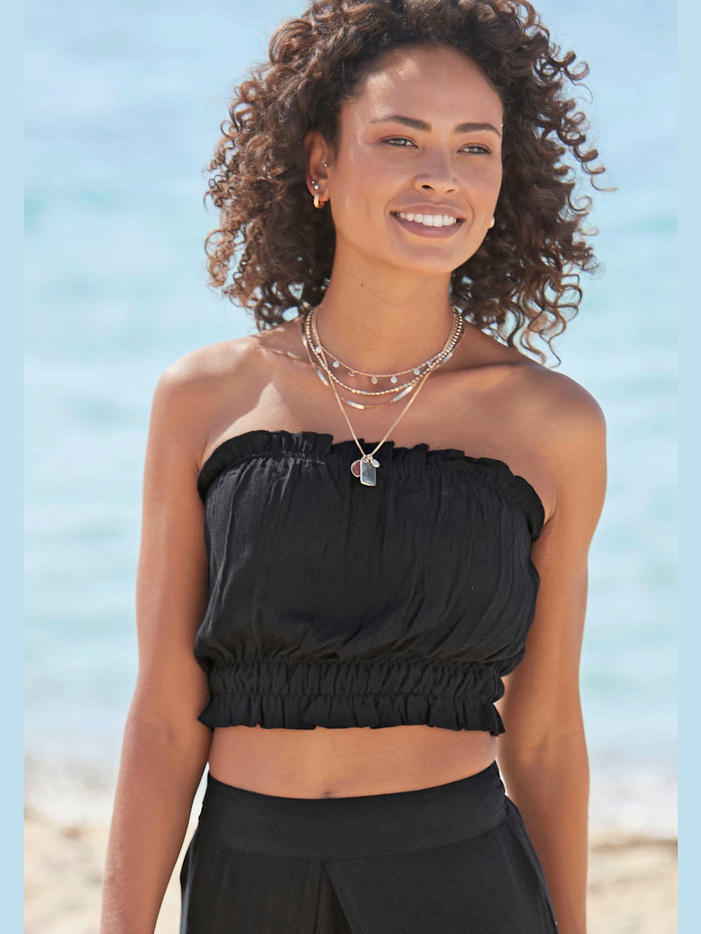 Liquette haut bandeau estival
