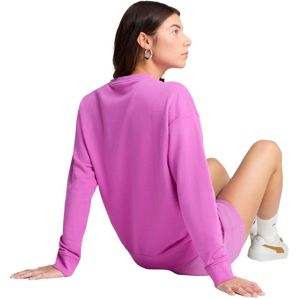 Puma ESS Small No. 1 Logo Relaxed Crew T Sweatshirt Damen wild berry