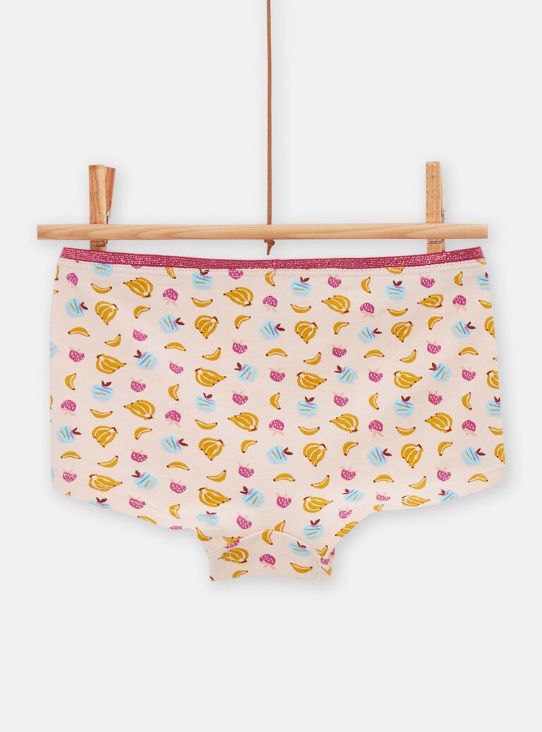 Lot de 3 shorty imprimés pour fille