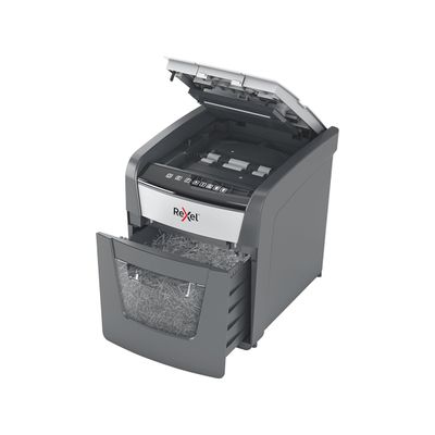 Rexel Optimum Auto+ 50X - destructeur de documents coupe croisée - 50 feuilles - Corbeille 20 litres