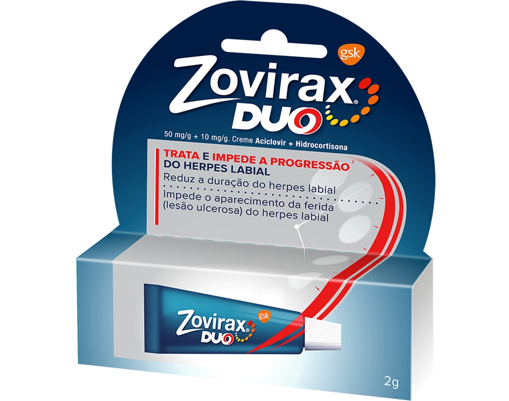 CREME ZOVIRAX ZOVIDUO 50MG/G   10MG/G 2G