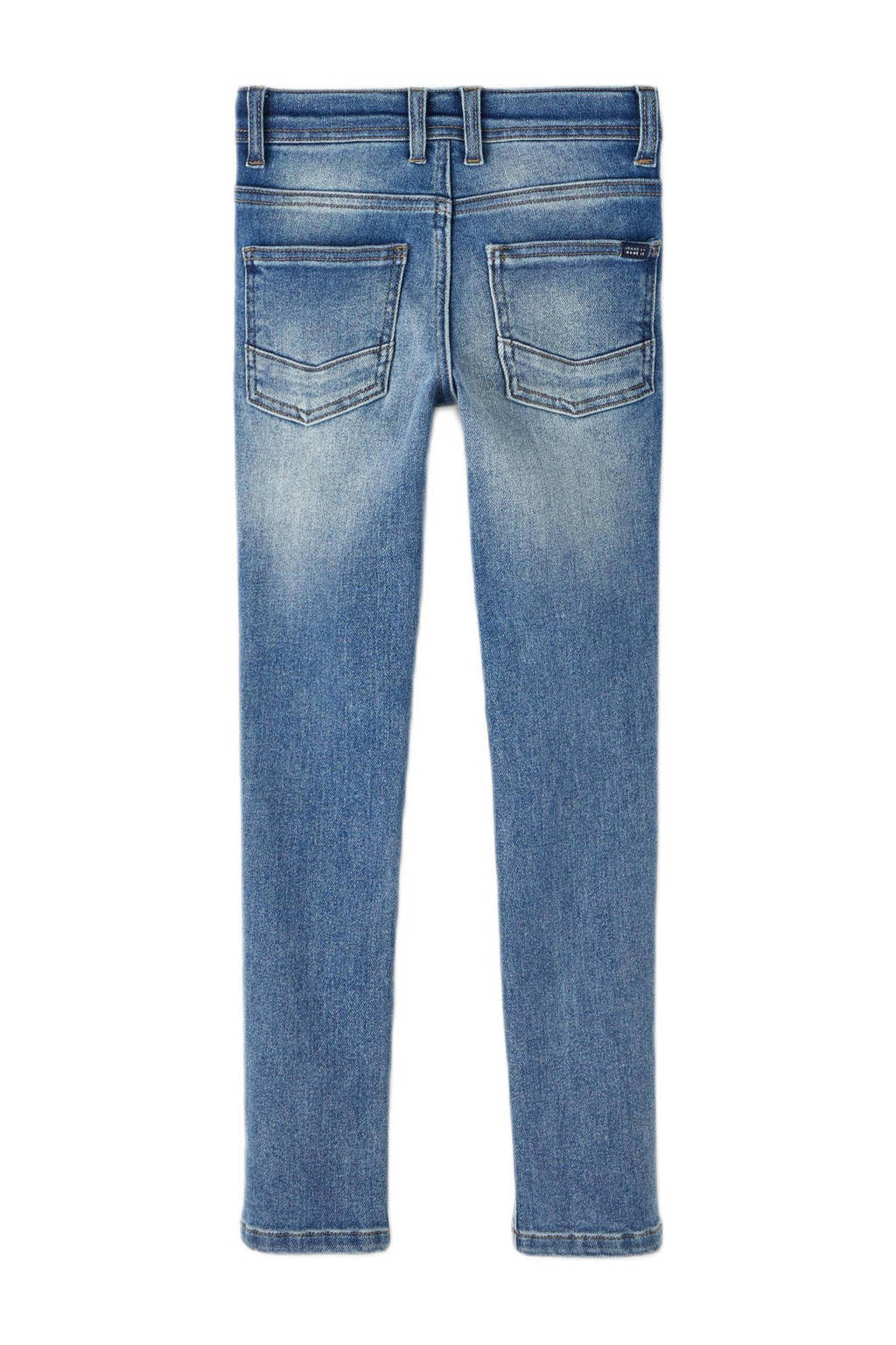 NAME IT slim fit jeans NKMTHEO medium blue denim