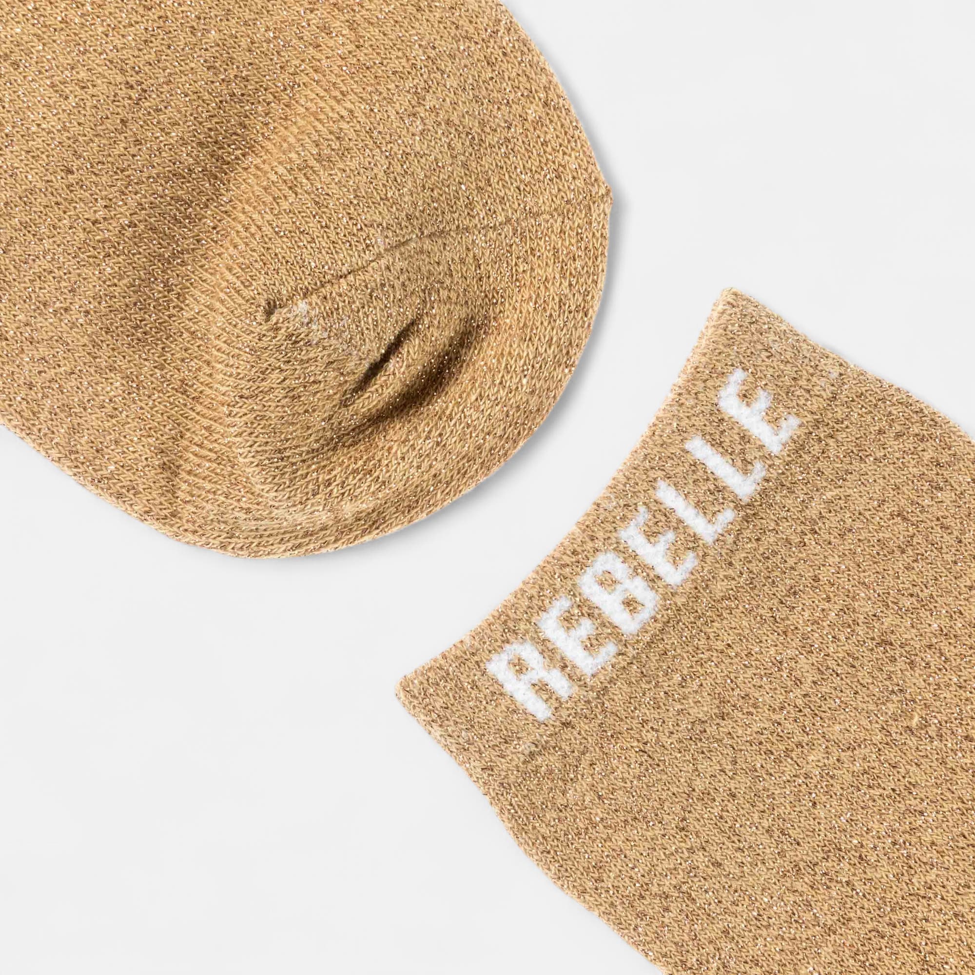 Chaussettes Femme or
