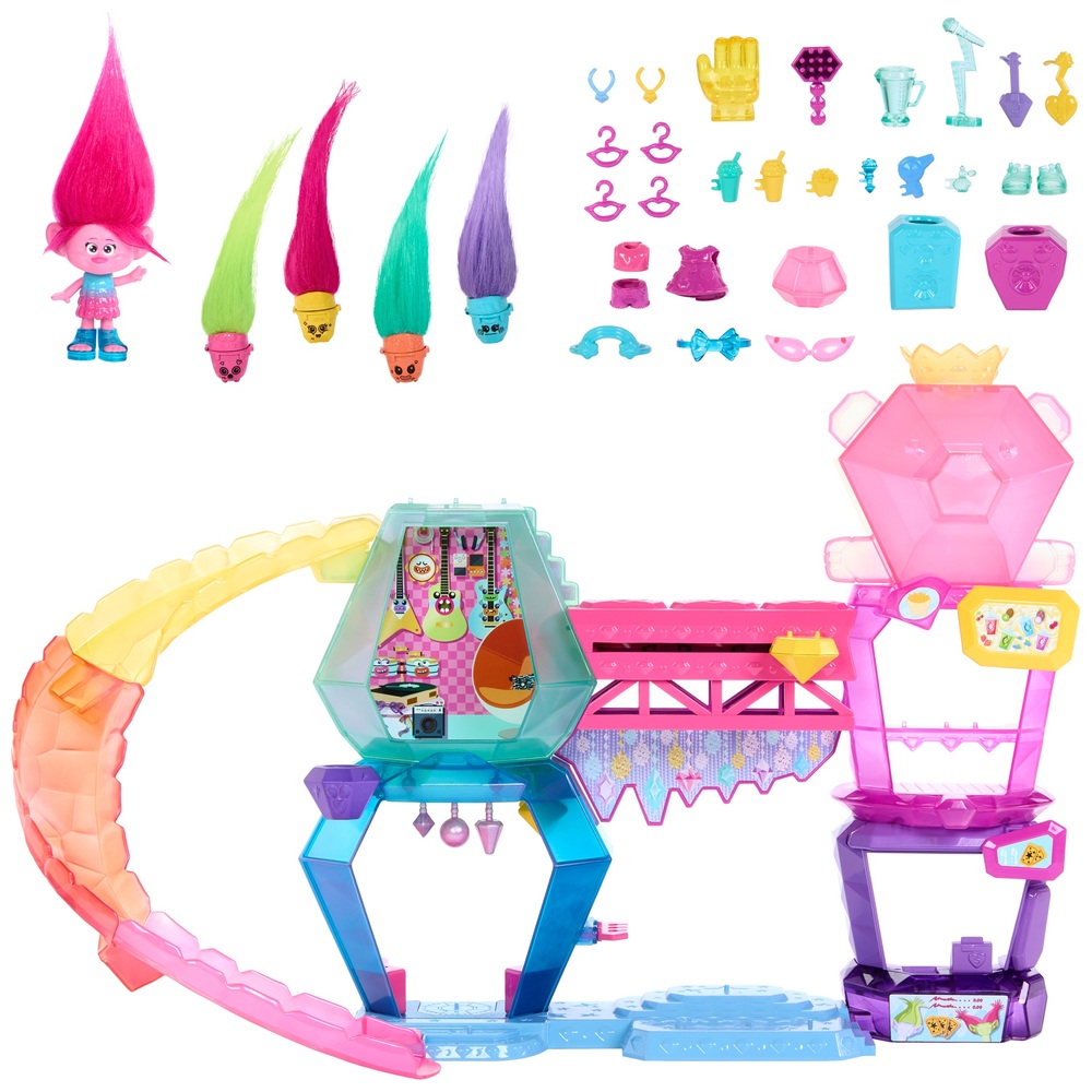 Trolls 3 Band Together Mount Rageous Spielset mit Queen Poppy Puppe