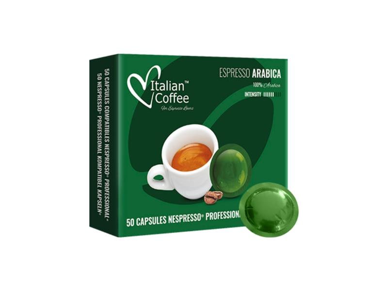 Italian Coffee Professional Pads Arabica 50 Stück Nespresso Professional Pads