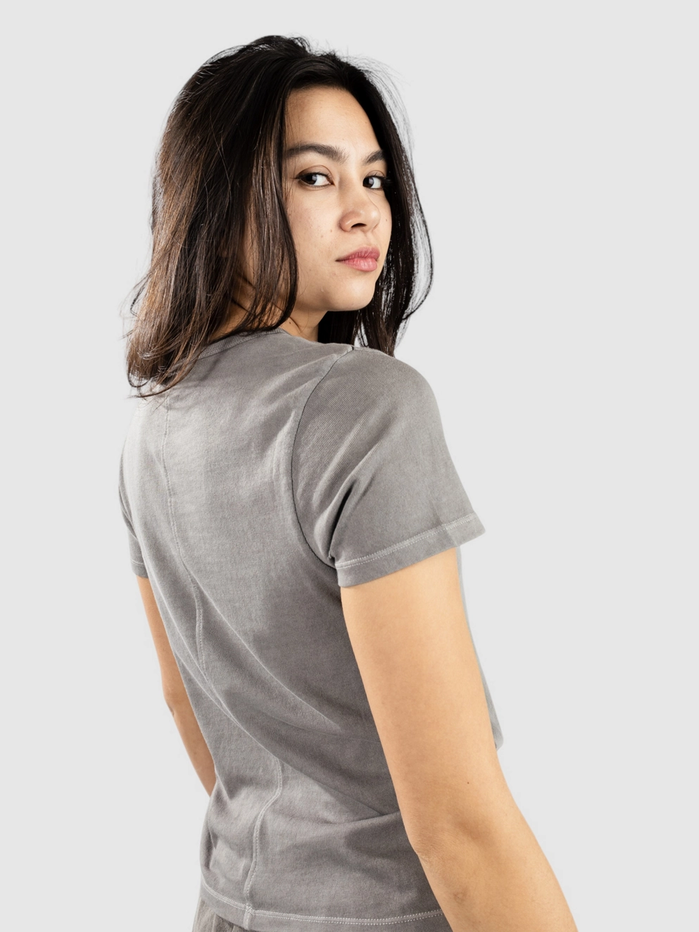 Brixton Carefree Organic Gd Slim T-Shirt washed black