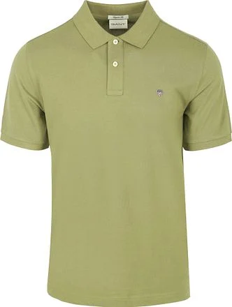 Gant Shield Piqué Poloshirt Lichtgroen 2210-345 kopen