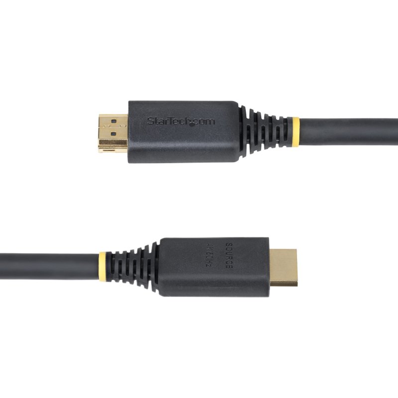 StarTech.com Câble HDMI Haut Débit Actif de 10m, 4K 60Hz/1440p 144Hz, HDR10/HDCP 2.2/ARC, 18Gbps, Cordon HDMI, UHD HDMI 2.0 pour TV/Moniteur/Écran, Gaine TPE