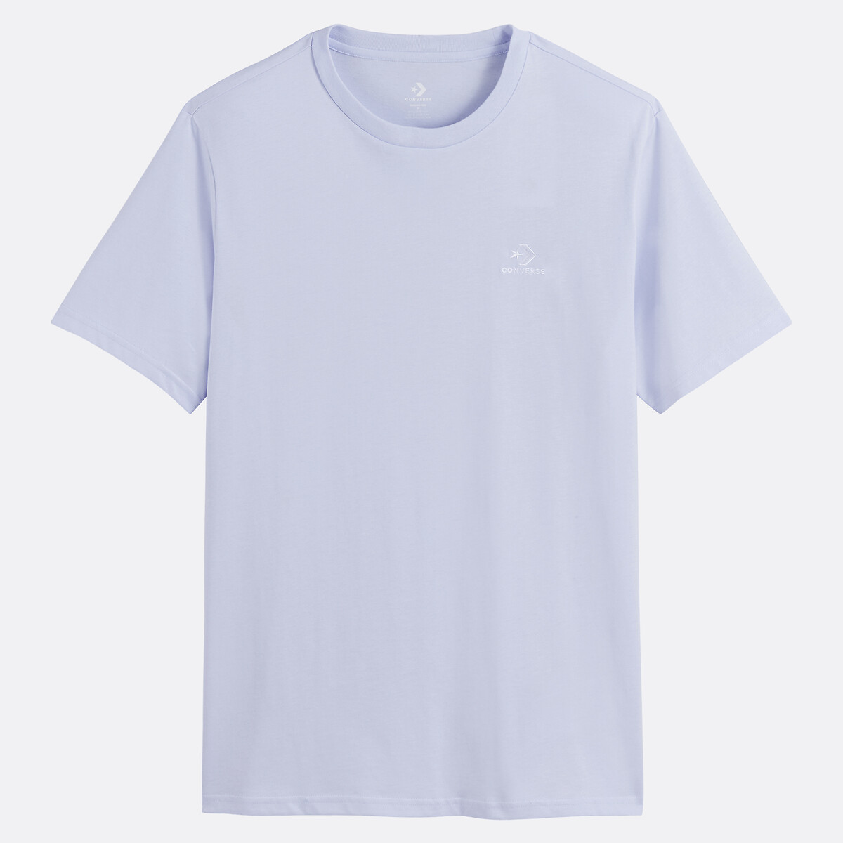 CONVERSE<br>Camiseta unissex, manga curta, com estampa de estrela e chevron