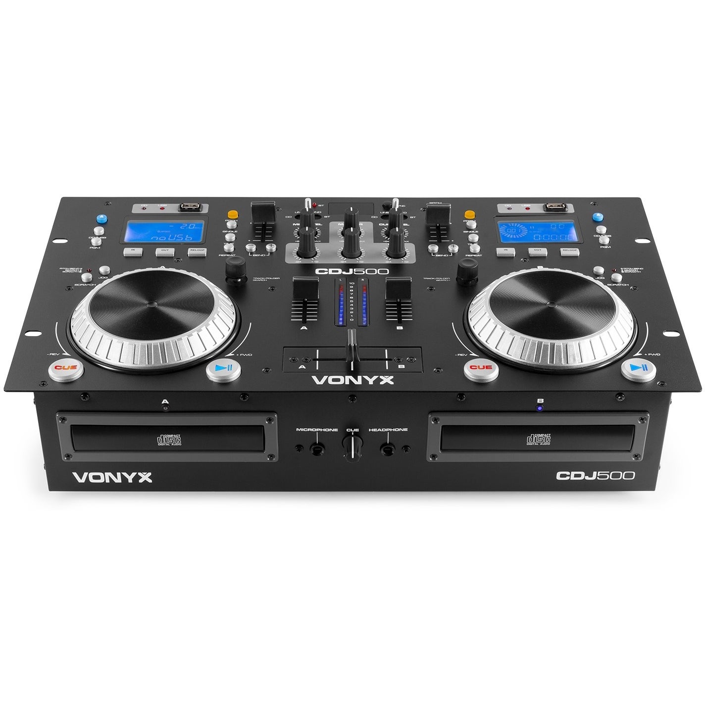 Vonyx CDJ500 dubbele CD speler met versterker