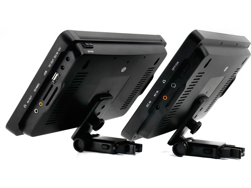 soundmaster Portabler DVD Player PDB1850SW Tragbarer DVD-Player mit zwei 25.9 cm LCD-Bildschirmen