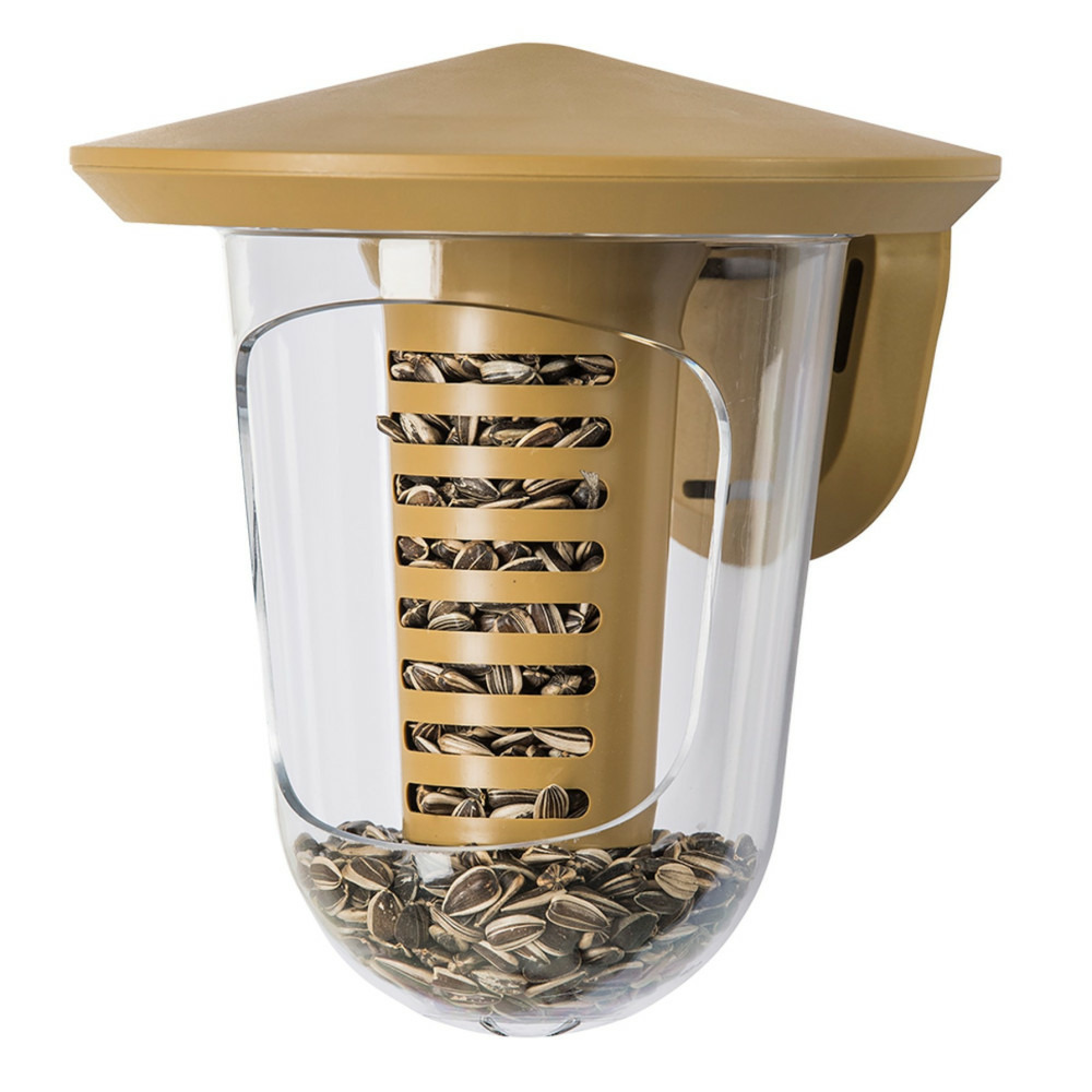 Mangeoire transparente hello multi nourriture pour oiseaux