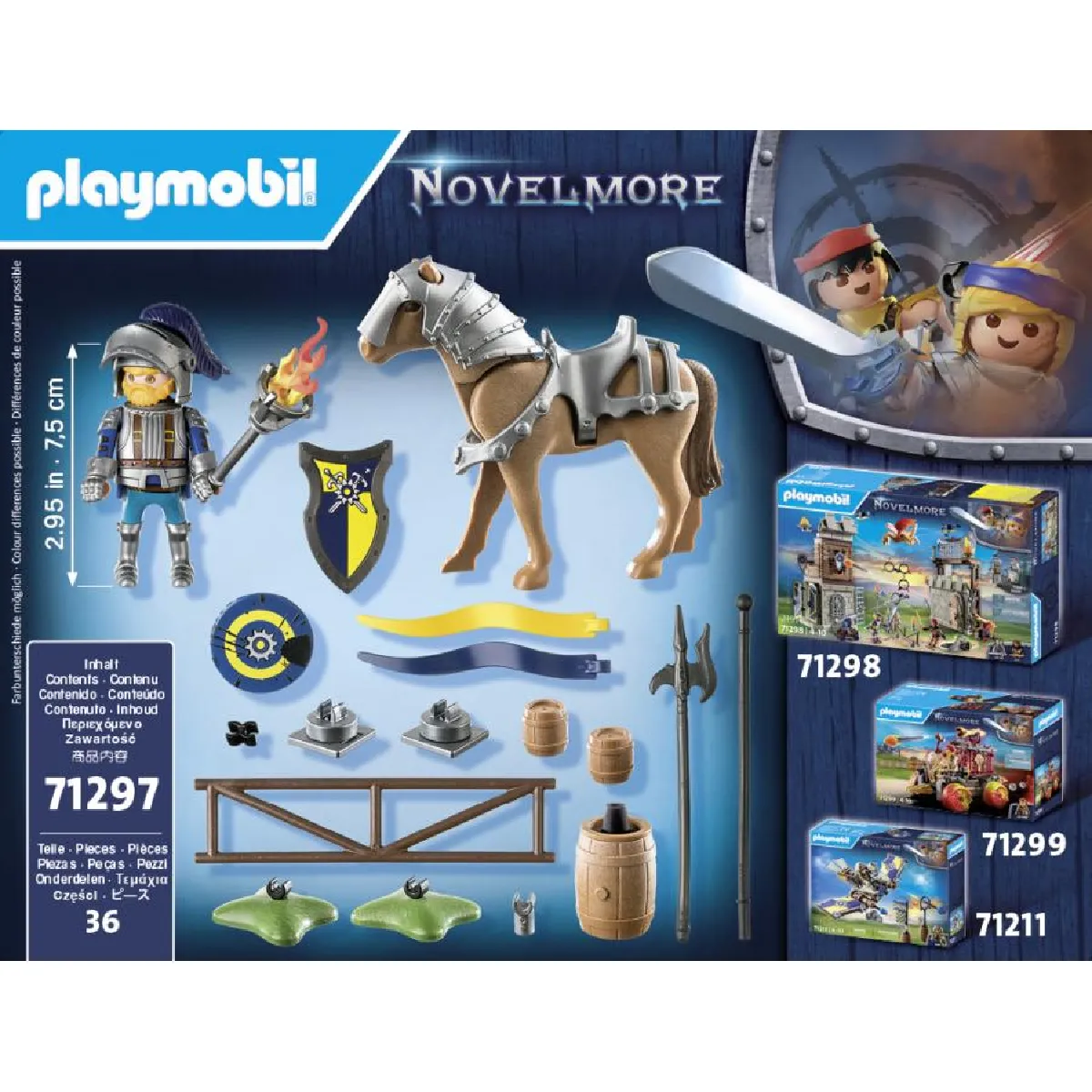 Playmobil® PLaymobil 71297 Chevalier novelmore et accessoires