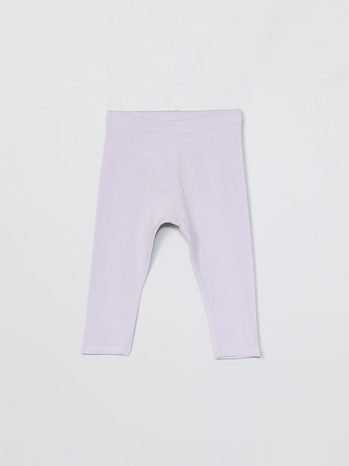 Pacote com 6 leggings compridas - Lavanda