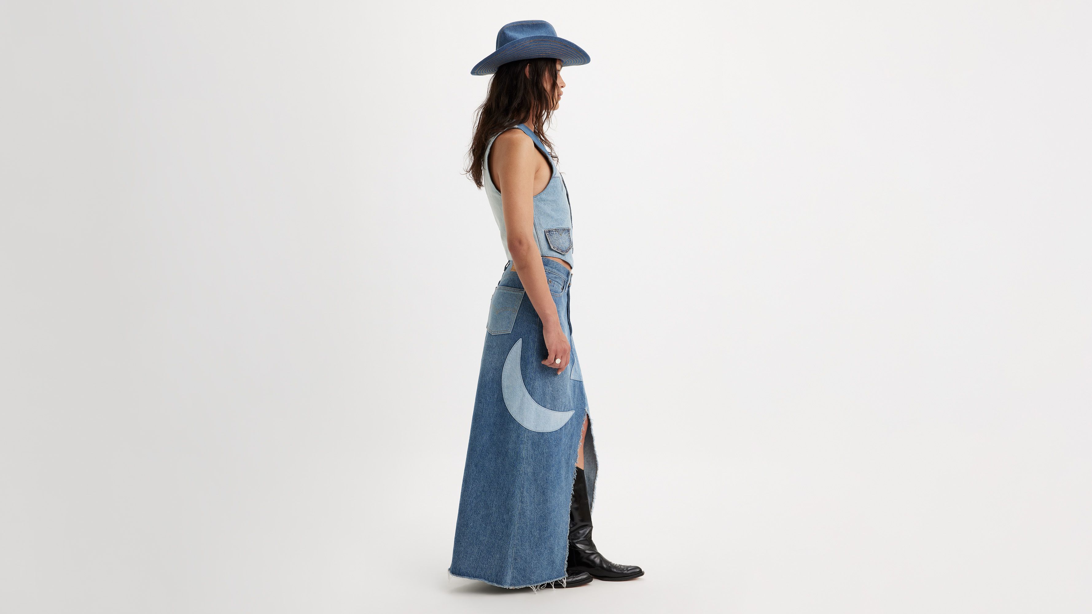 Levi's® Pride Jupe longue Icon - Giddy Up - Bleu
