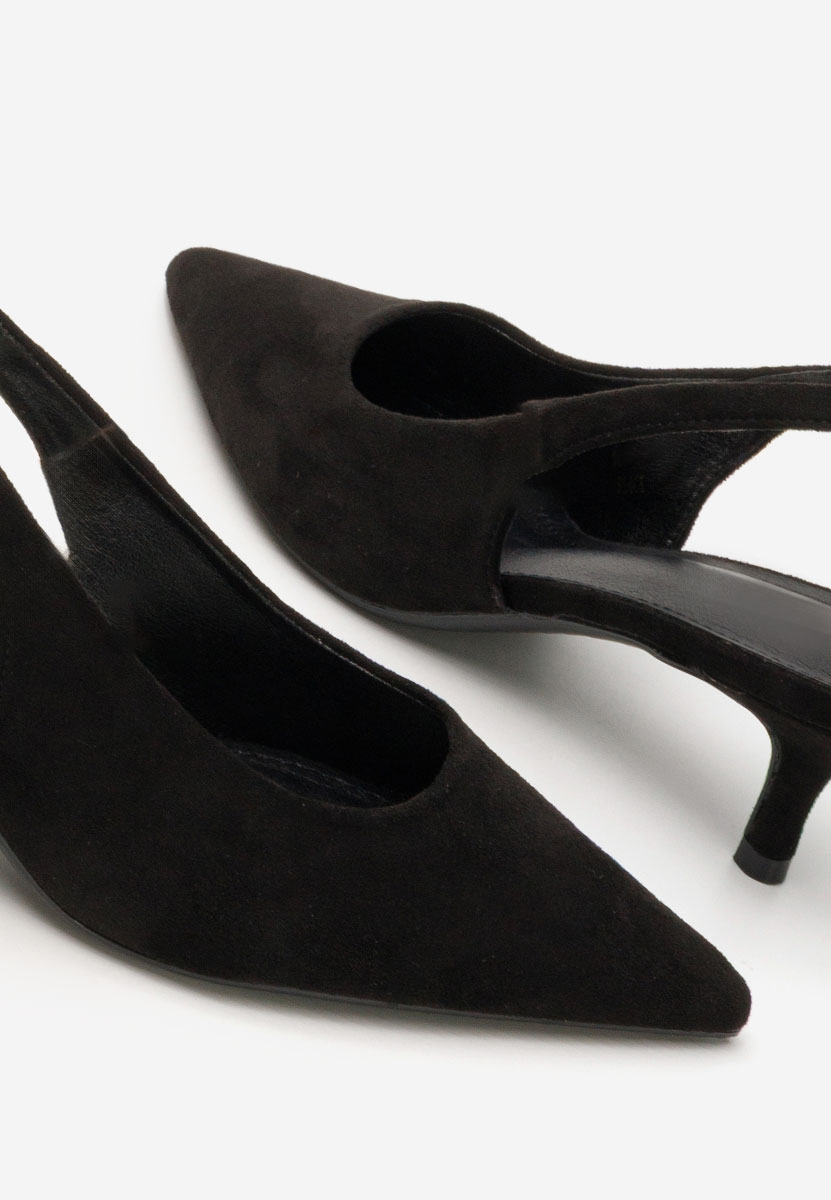 Chaussures à talon fin noirs Tressie