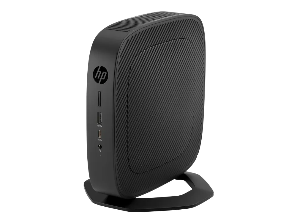 HP t540 - Tynd klient - USFF - 1 x Ryzen Embedded R1305G / op til 2.8 GHz - RAM 8 GB - flash - eMMC 64 GB - Radeon Vega 3 - Gigabit Ethernet - Win 10 IoT Enterprise for Thin Clients - skærm: ingen