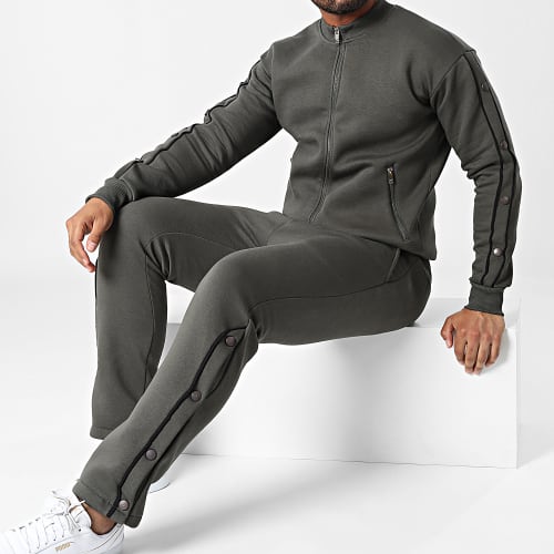 Ensemble De Survetement LL683 Kaki Foncé
