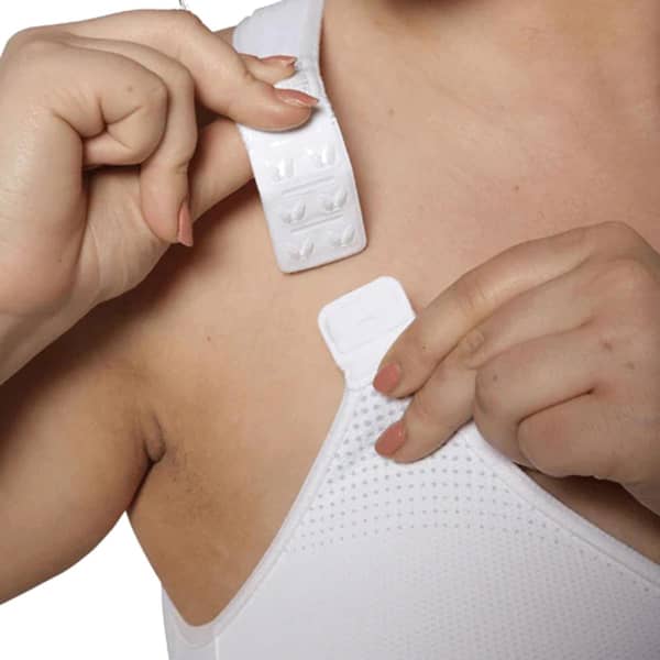 Brassière running THUASNE BRASSIERE EAZ'IP EVO BLANC