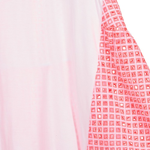 Manoush - AJOURE CARRE - Blanc / Rose