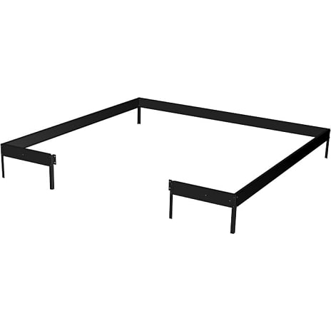 Halls Qube Square 88 drivhussokkel - sort